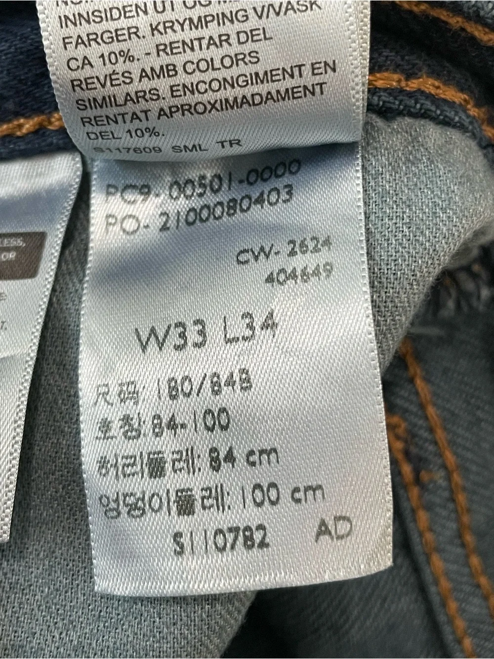 Levi's Mens 501 Original Straight Leg Dark Wash Button Up Denim Jeans (33x34)